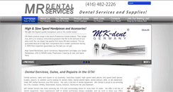 Desktop Screenshot of mrdentalservices.com